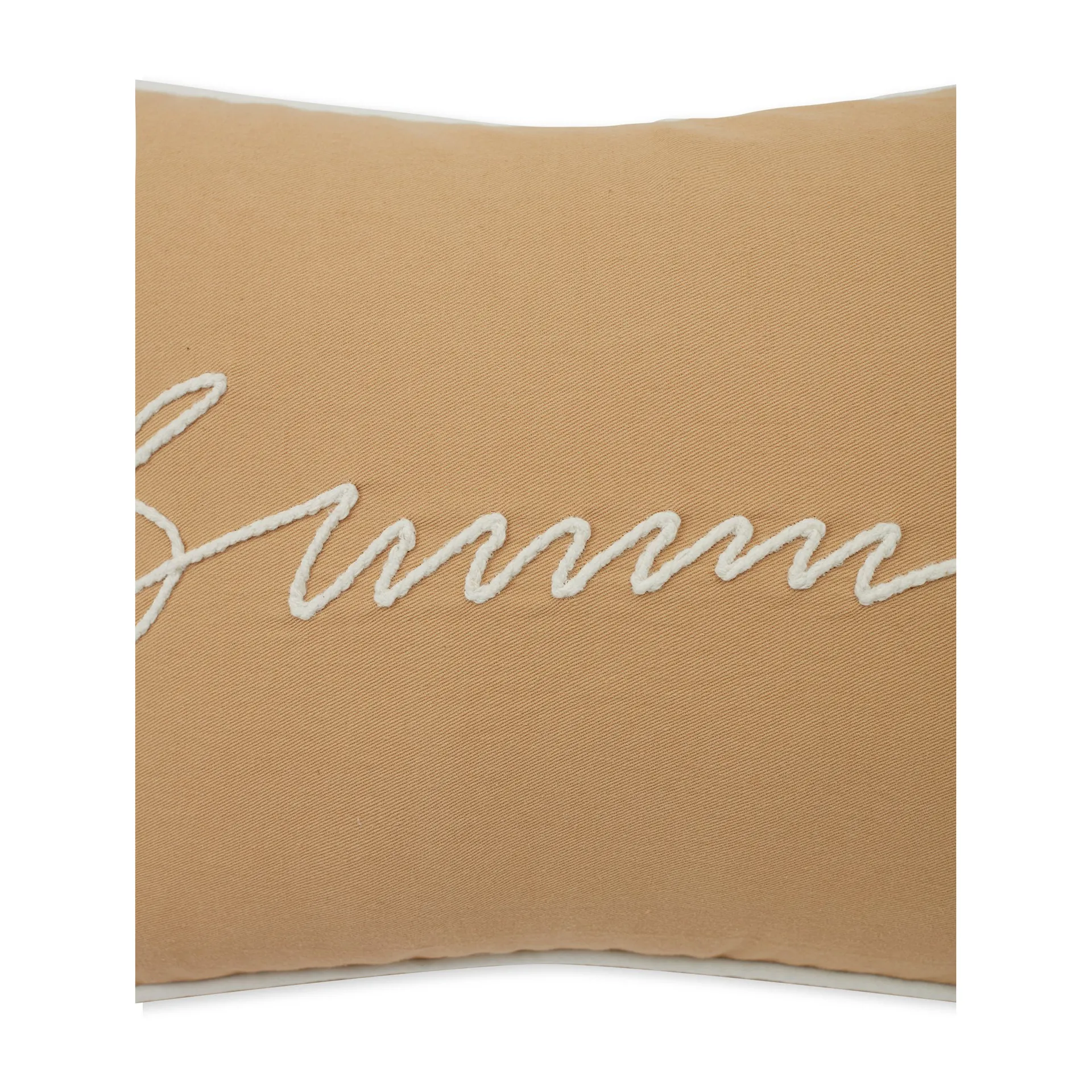 Summer Small Rope Cotton Twill cushion 30x40 cm, Oat-White Lexington