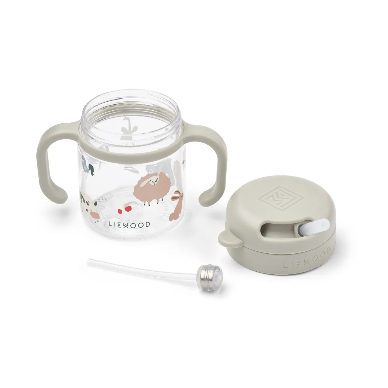 Kai Tritan sippy cup with straw, Farmlife-Sandy Liewood