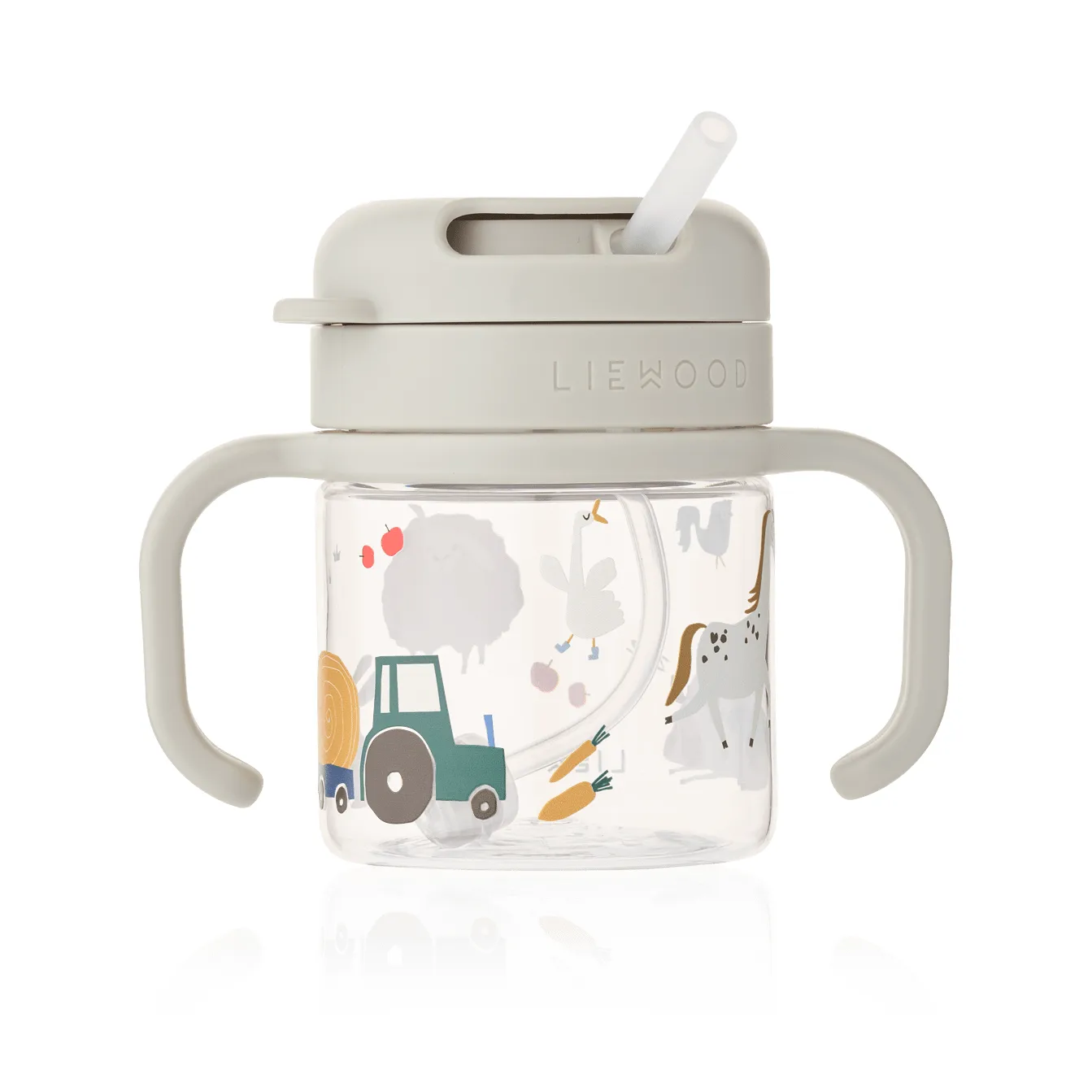 Kai Tritan sippy cup with straw, Farmlife-Sandy Liewood
