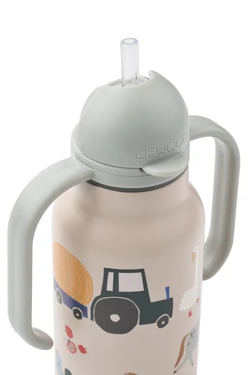 Kimmie water bottle 25 cl - Farmlife-Sandy - Liewood