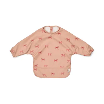 Merle bib with sleeve - Bows-Pale Tuscany - Liewood