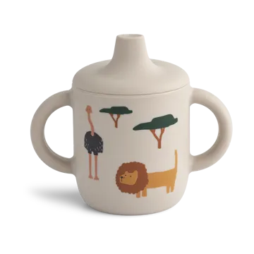 Neil sippy cup 15 cl - Safari sandy mix - Liewood