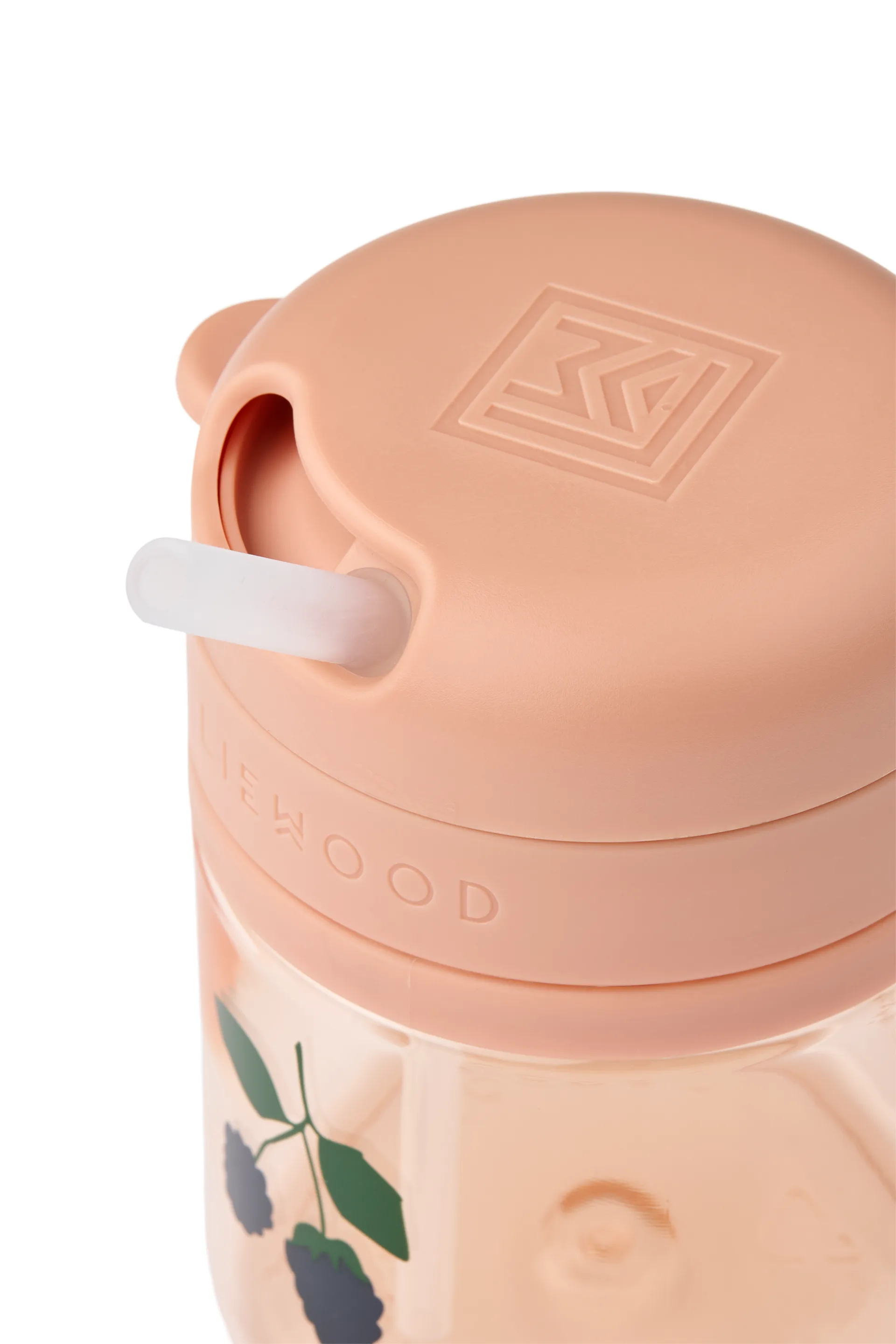 Pavia mug with straw, Berry-Pale Tuscany, 28 cl Liewood