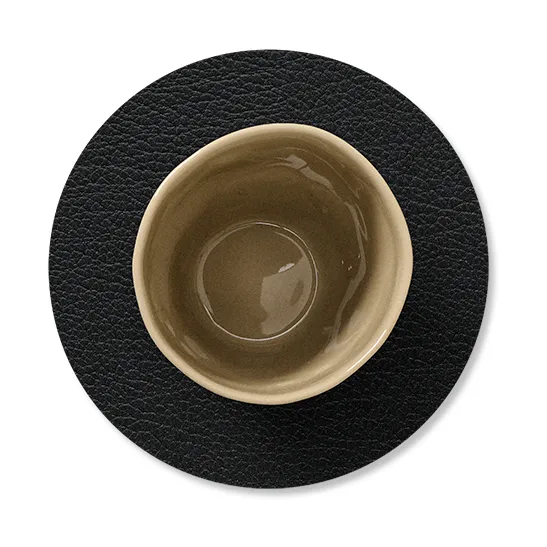 Bull coaster reversible circle 1 pcs, black-brown LIND DNA