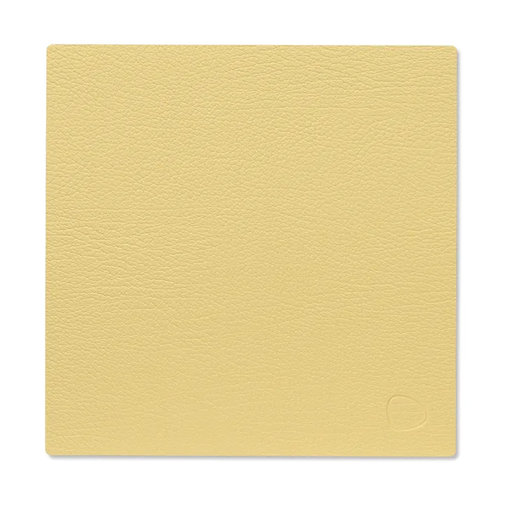 Hippo placemat square S - gold, 28x28 cm - LIND DNA