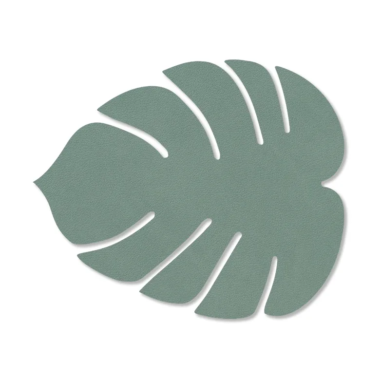 Monstera Leaf Nupo coaster, Pastel green LIND DNA