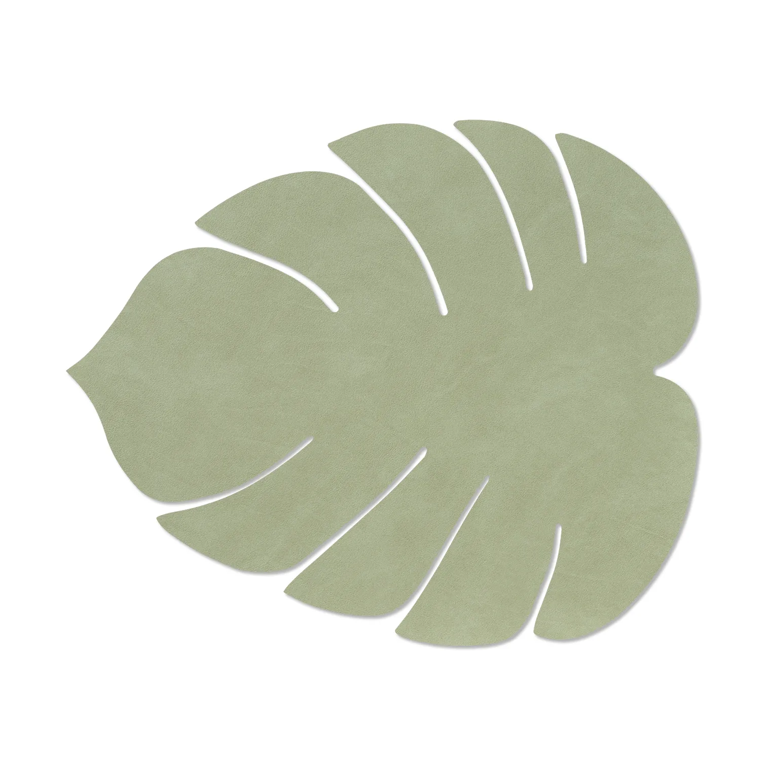 Monstera Leaf Nupo placemat L, Olive green LIND DNA