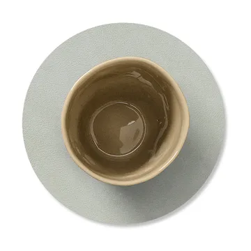 Nupo coaster circle - metallic (stone grey) - LIND DNA