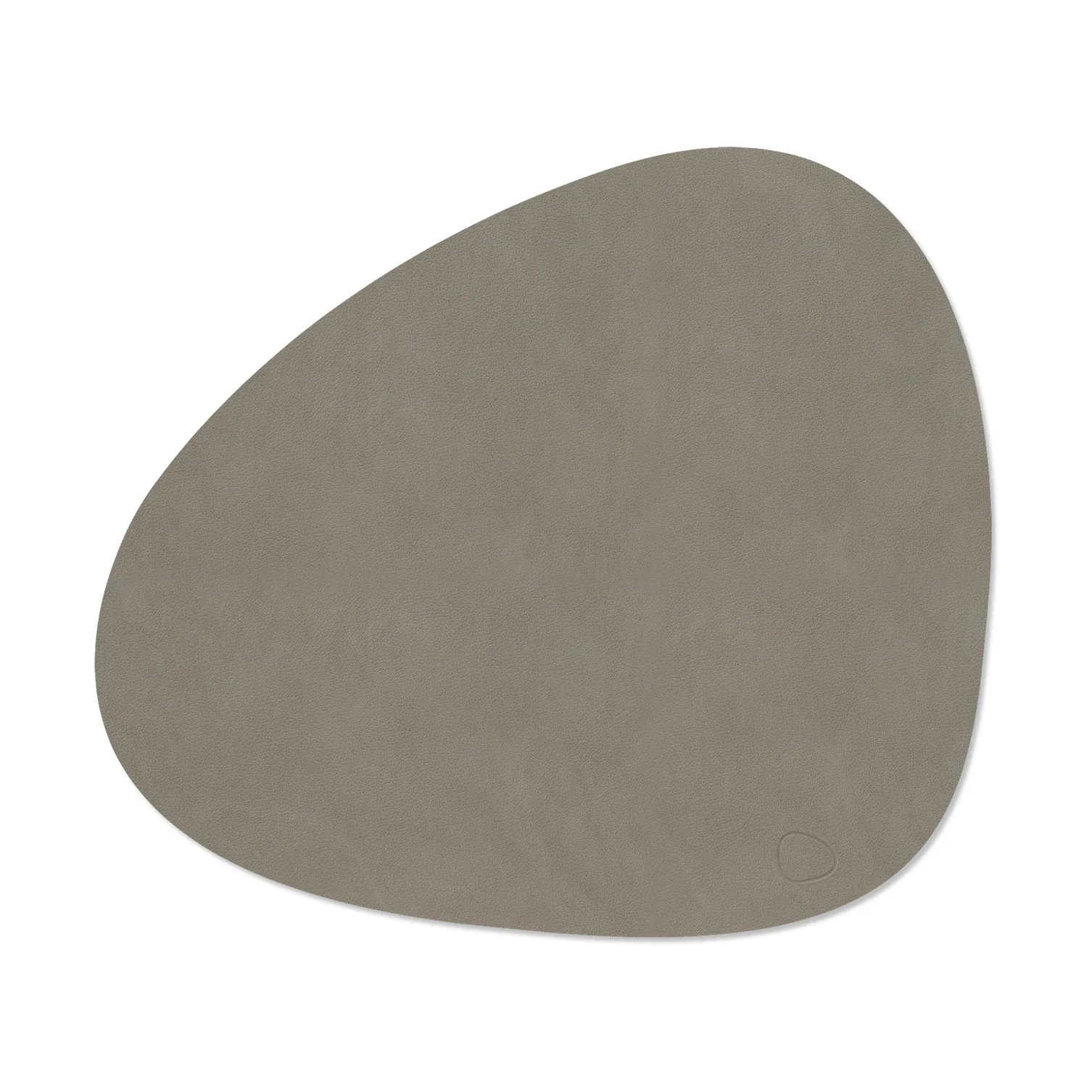 Nupo placemat curve L, Flint grey LIND DNA