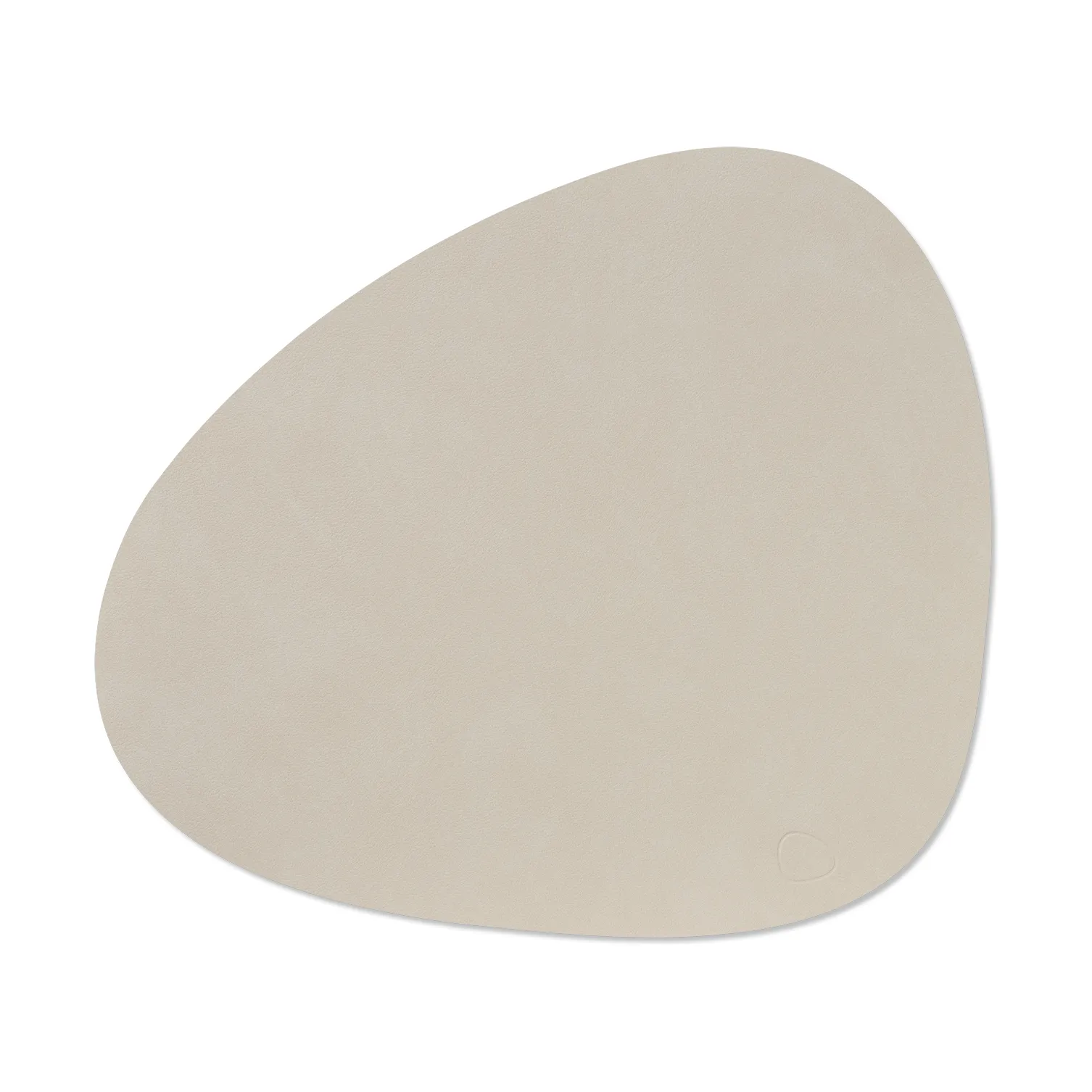 Nupo placemat curve L, Oyster white LIND DNA