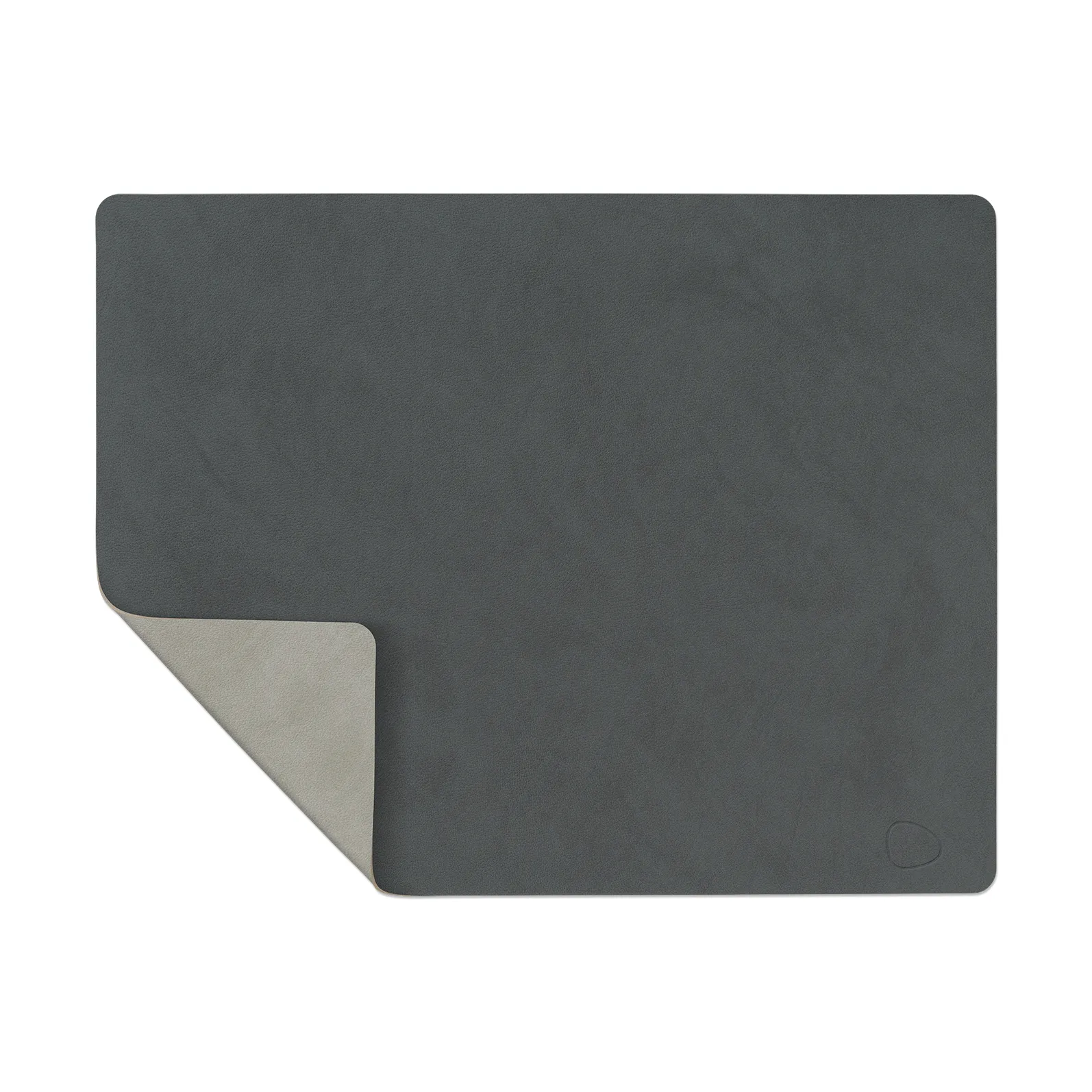 Nupo placemat reversible square L 1 pc, anthracite-light grey LIND DNA