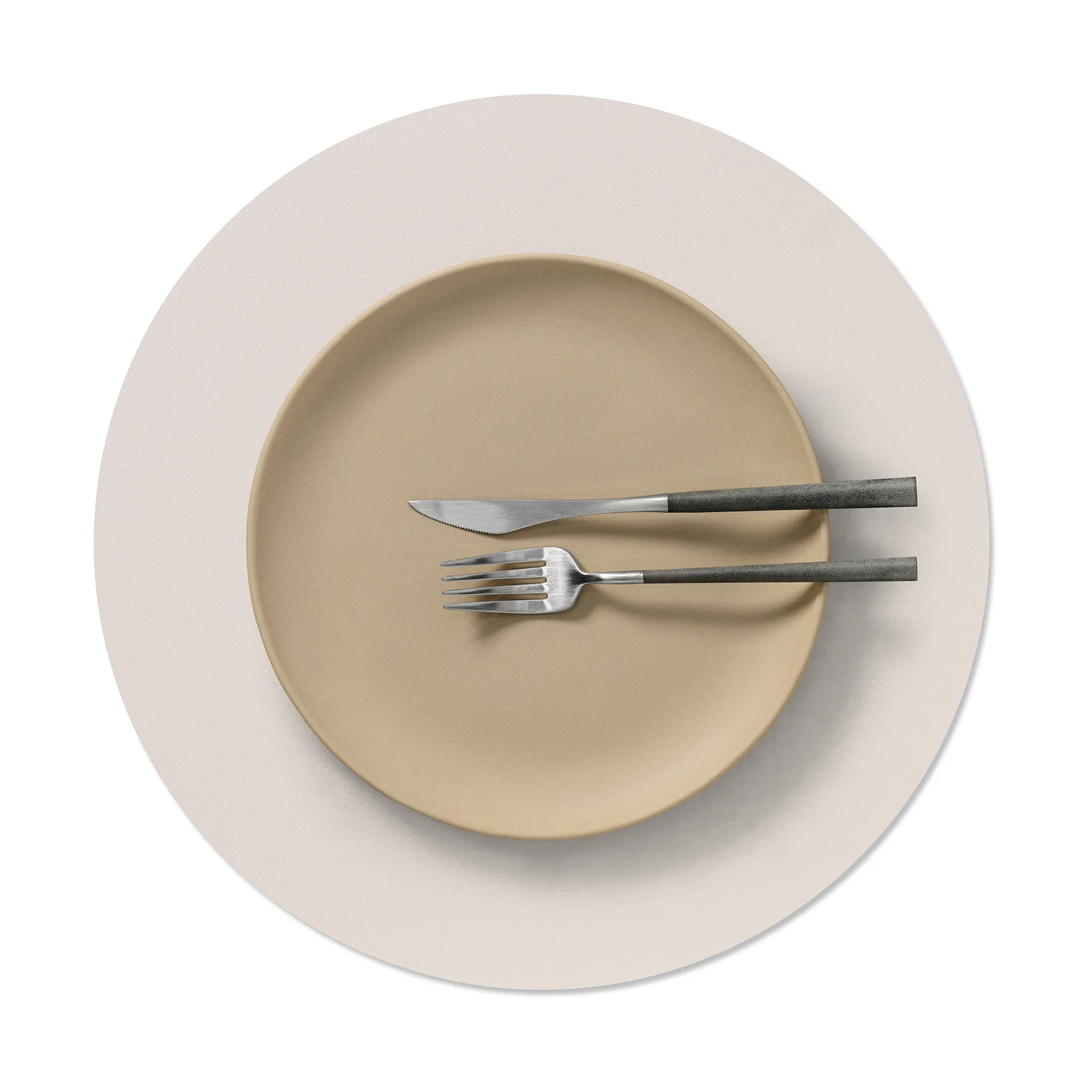 Nupo placemat, Soft nude, circle, L LIND DNA