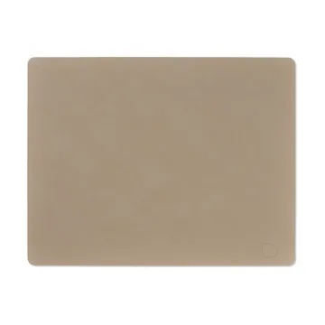 Nupo placemat square L - Clay brown - LIND DNA