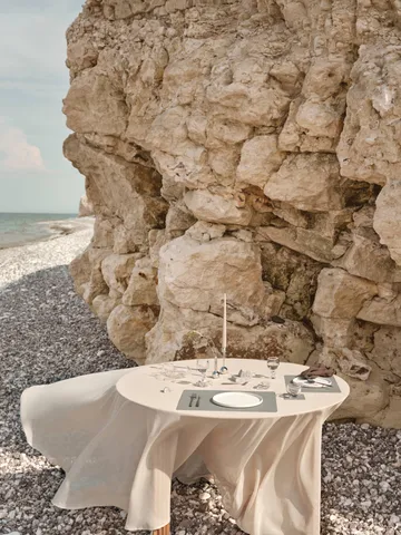 Nupo placemat square L - Flint grey - LIND DNA