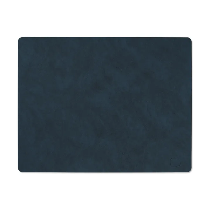Nupo placemat square L - Midnight blue, 45x35 cm - LIND DNA