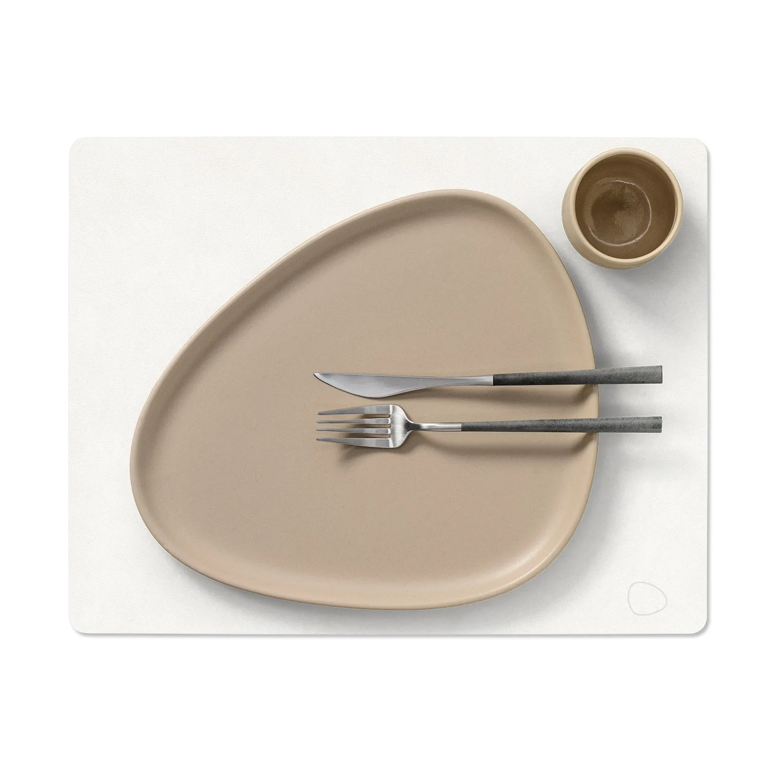 Nupo placemat square L, Pure white LIND DNA