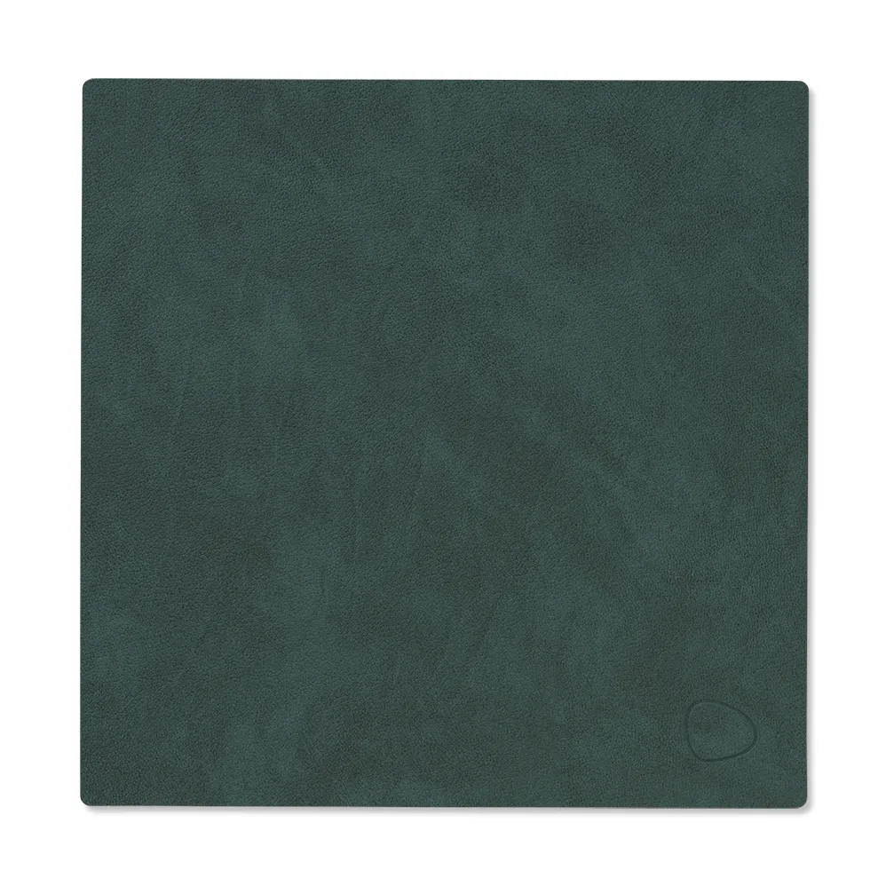 Nupo placemat square reversible S 1 pcs, Dark green-olive green, 28x28 cm LIND DNA