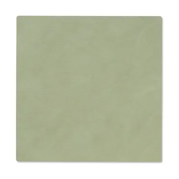 Nupo placemat square reversible S 1 pcs - Dark green-olive green, 28x28 cm - LIND DNA