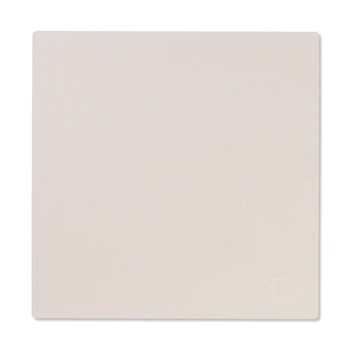 Nupo placemat square S - Soft nude, 28x28 cm - LIND DNA