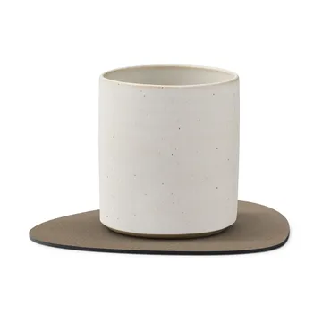 Serene coaster curve 11x13 cm - Mole Grey - LIND DNA
