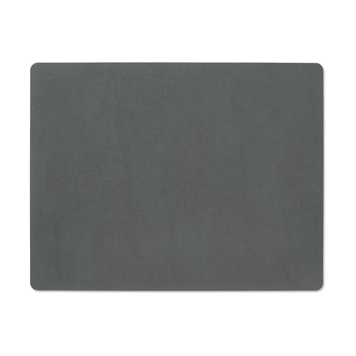 Serene placemat square L 35x45 cm - Anthracite, 35x45 cm - LIND DNA