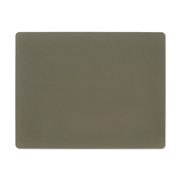 Serene placemat square L 35x45 cm - Moss, 35x45 cm - LIND DNA