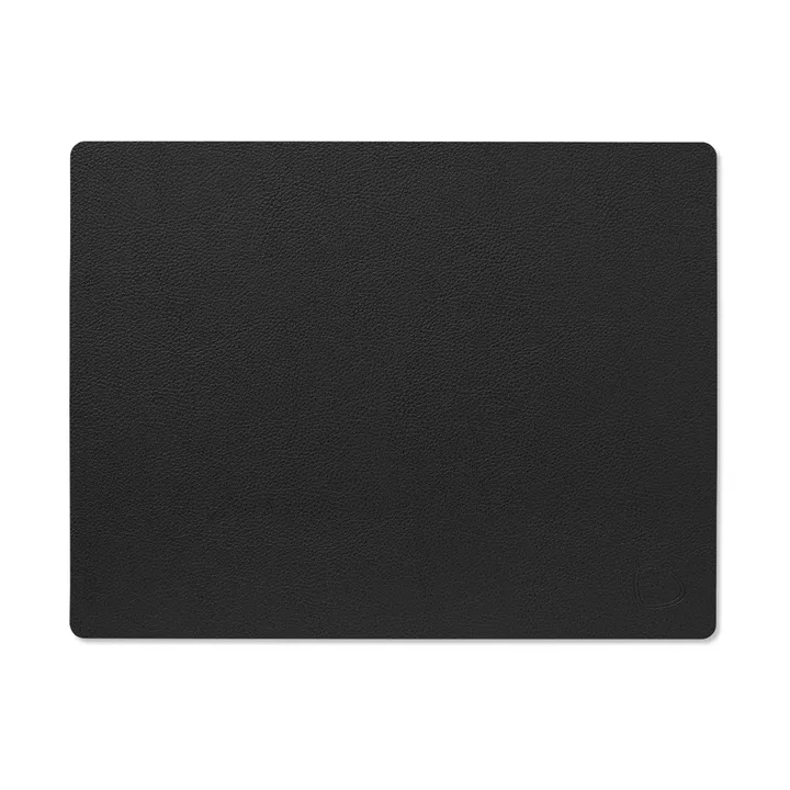 Serene placemat square M 26.5x34.5 cm - Black, 26.5x34.5 cm - LIND DNA