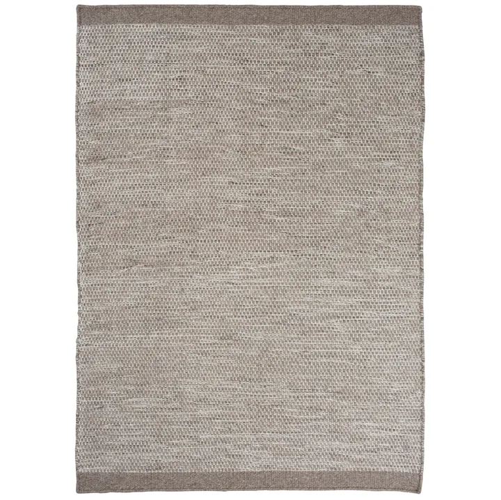Asko rug 170x240 cm - Light grey - Linie Design
