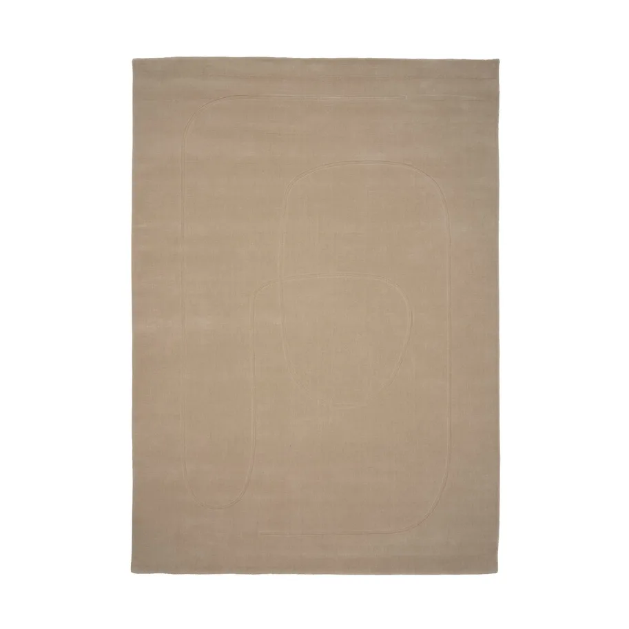 Cursive Expanse rug, Beige, 170x240 cm Linie Design