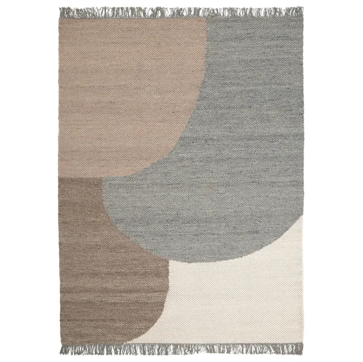 Eik wool carpet 170x240 cm - grey - Linie Design