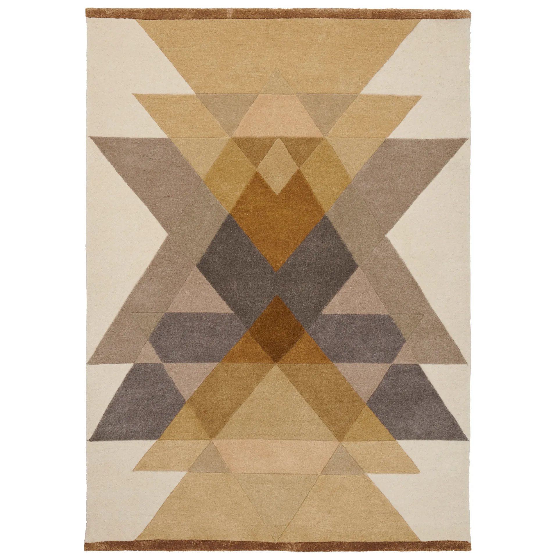 Freya rug 140x200 cm, mustard Linie Design