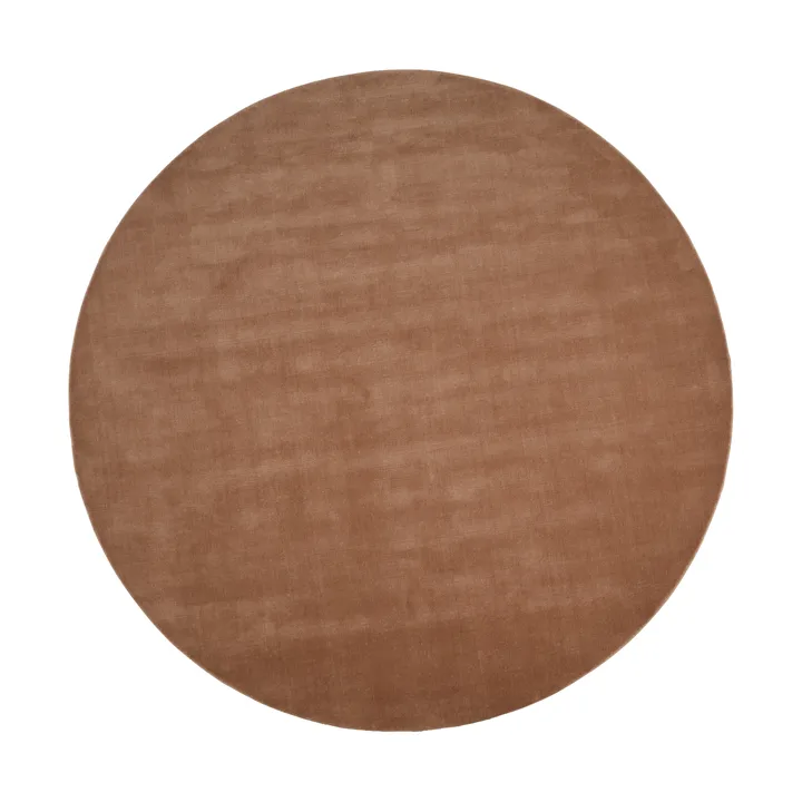 Halo Cloud wool carpet round - Amber, Ø300 cm - Linie Design
