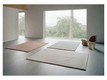 Lineal Poem wool carpet - Grey. 140x200 cm - Linie Design