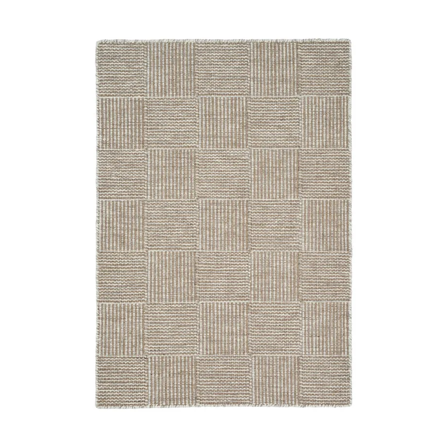 Linie Design Chess rug, Light grey, 250x250 cm Linie Design