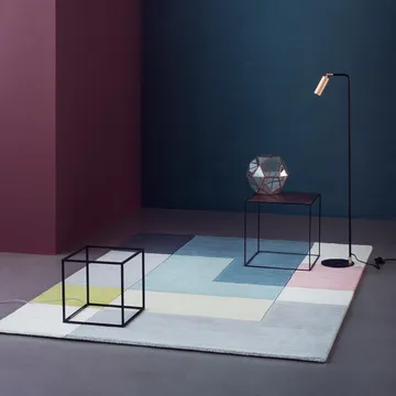 Ometri rug - Aqua, 170x240 cm, aqua, 170x240 cm - Linie Design