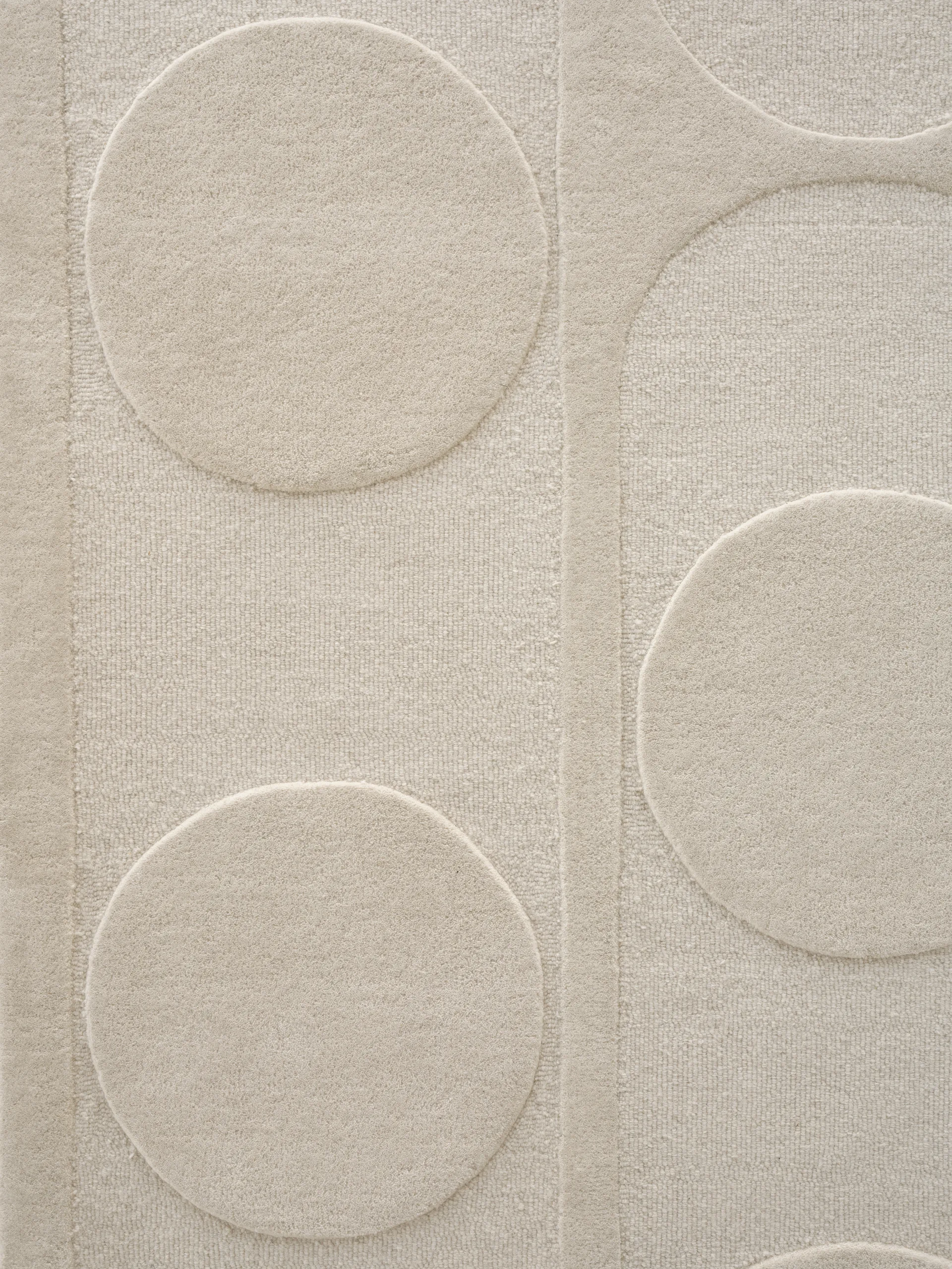 Orb Alliance wool carpet, White. 250x350 cm Linie Design