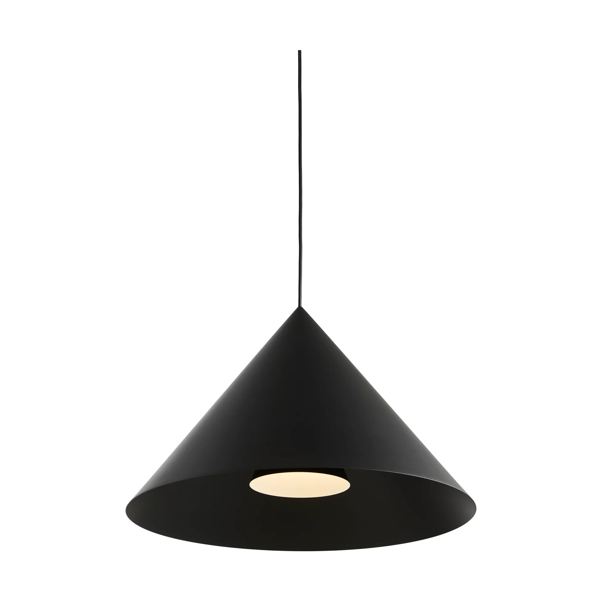 Hanzu pendant lamp, Black, Ø55 cm Loom Design Hanzu pendant lamp, Black, Ø55 cm Loom Design