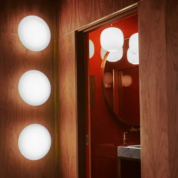 AJ Eklipta ceiling lamp-wall lamp Ø35 cm - White opal - Louis Poulsen