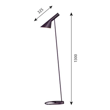 AJ floor lamp - Aubergine - Louis Poulsen