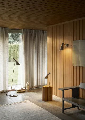 AJ floor lamp - Brass-warm grey - Louis Poulsen