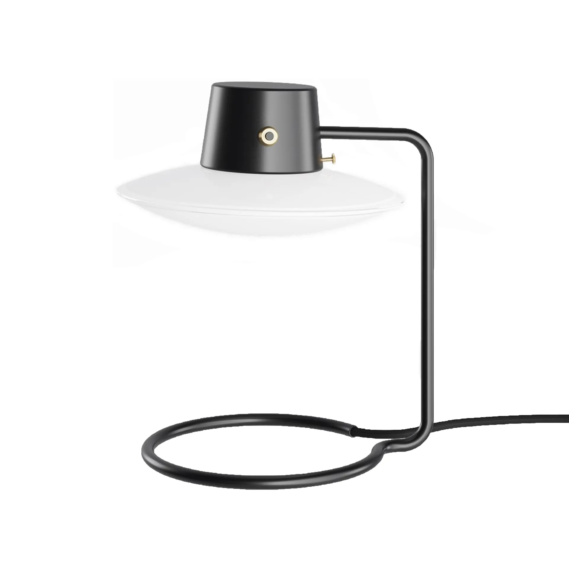 AJ Oxford table lamp 28 cm black, Opal glass Louis Poulsen