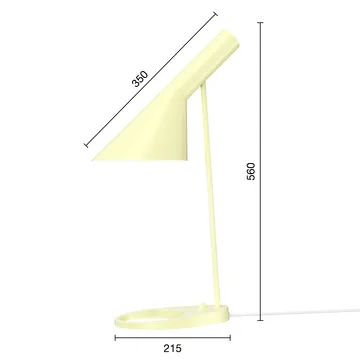 AJ table lamp - Soft lemon - Louis Poulsen