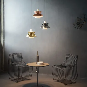 Doo-Wop pendant lamp metal - Stainless steel - Louis Poulsen