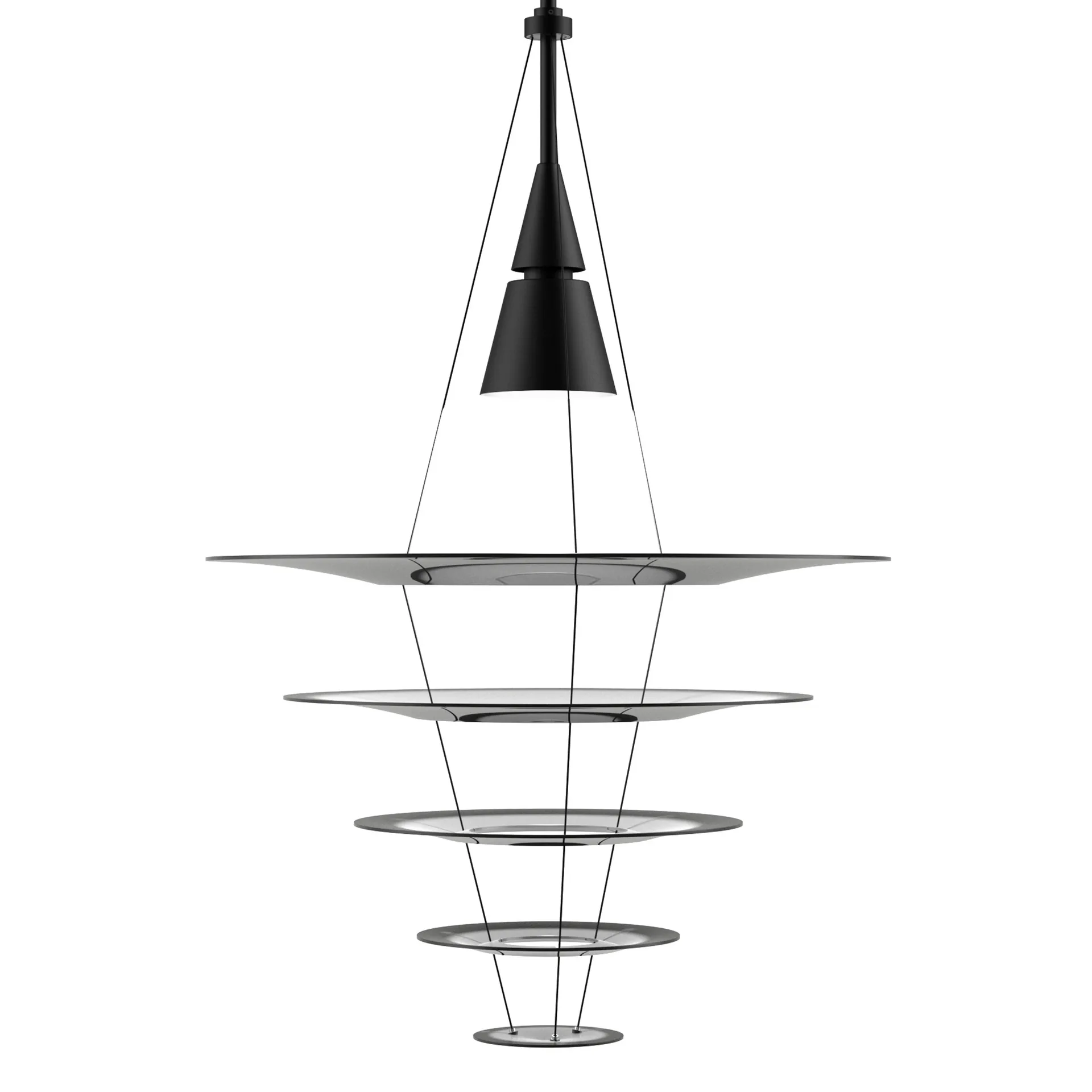Enigma 545 pendant lamp, Black Louis Poulsen