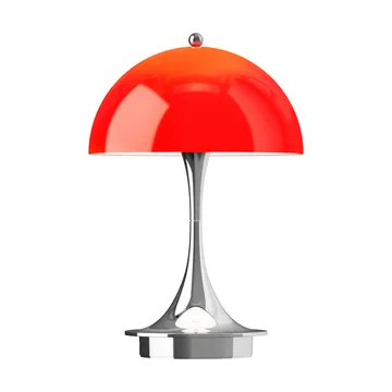 Panthella 160 Portable v3 table lamp - Original Opal Red - Louis Poulsen