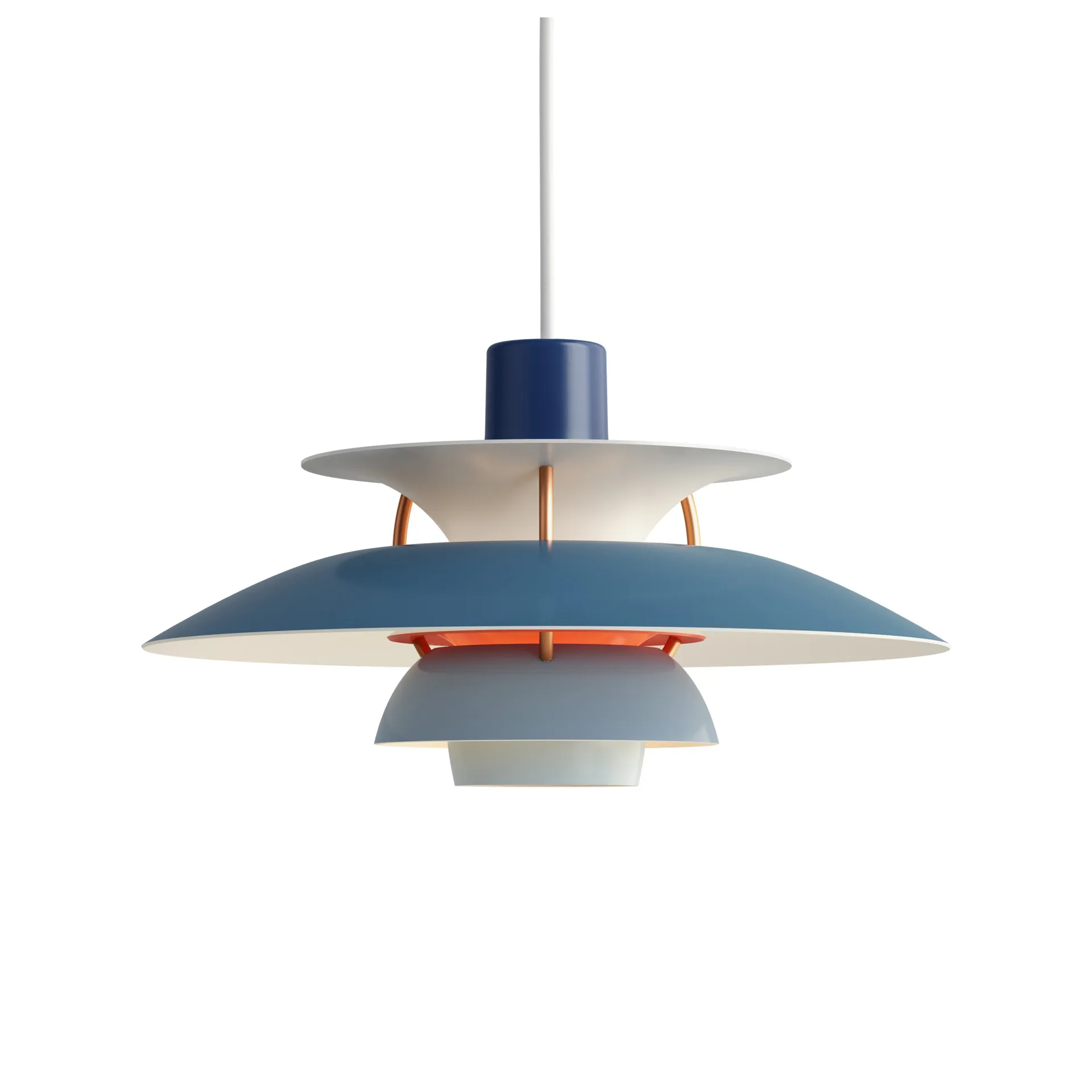 PH 5 pendant light, Ø300, Blue Louis Poulsen