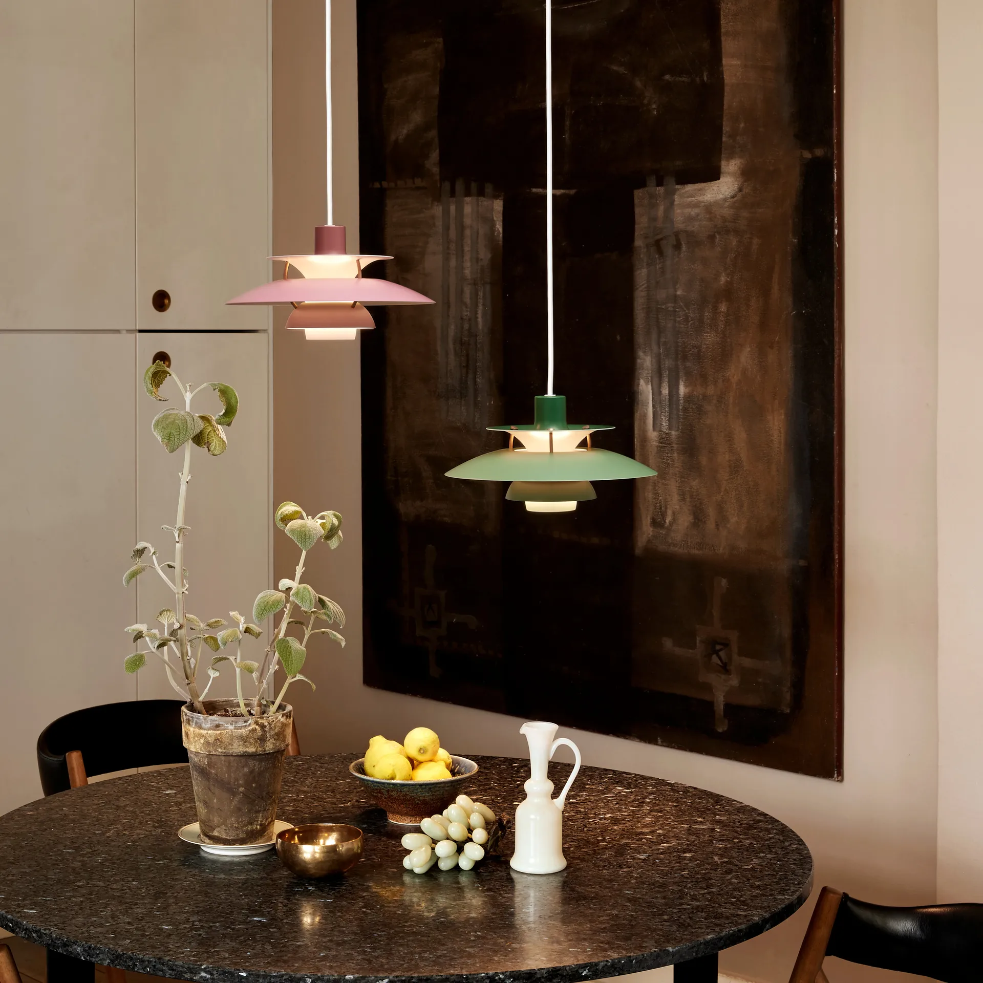 PH 5 pendant light, Ø300, Green Louis Poulsen