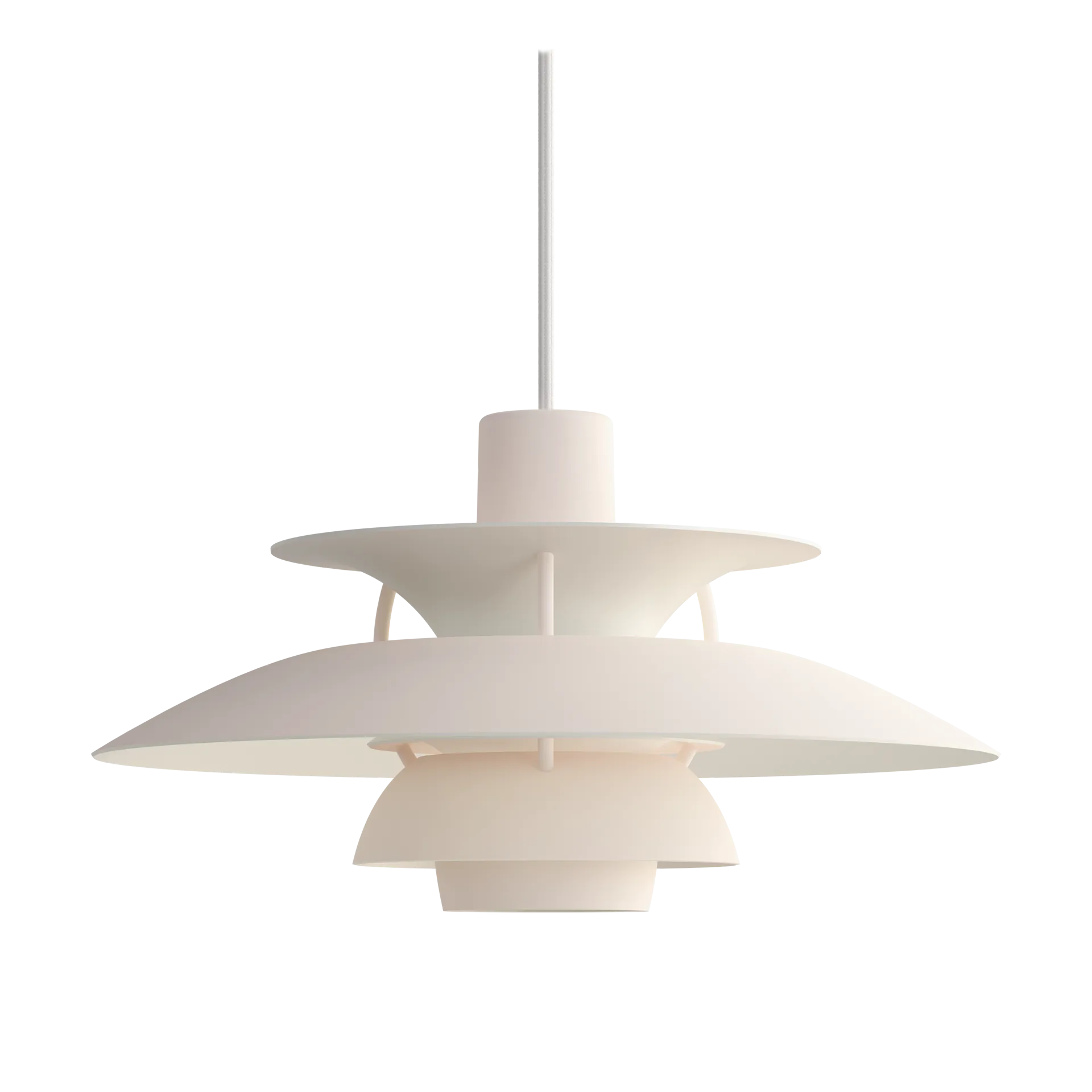 PH 5 pendant light, Ø300, Monochrome pale blush Louis Poulsen