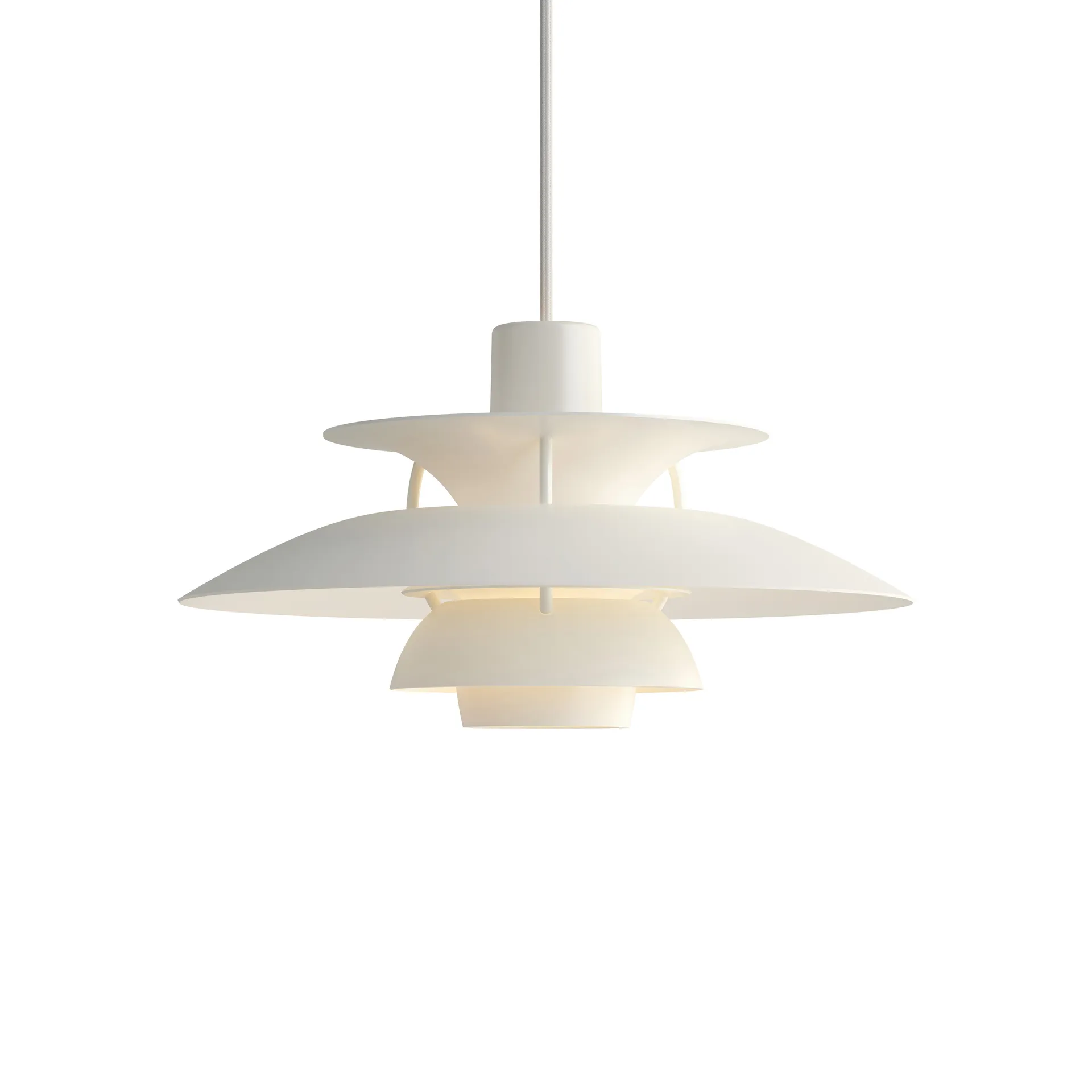 PH 5 pendant light, Ø300, Monochrome white Louis Poulsen
