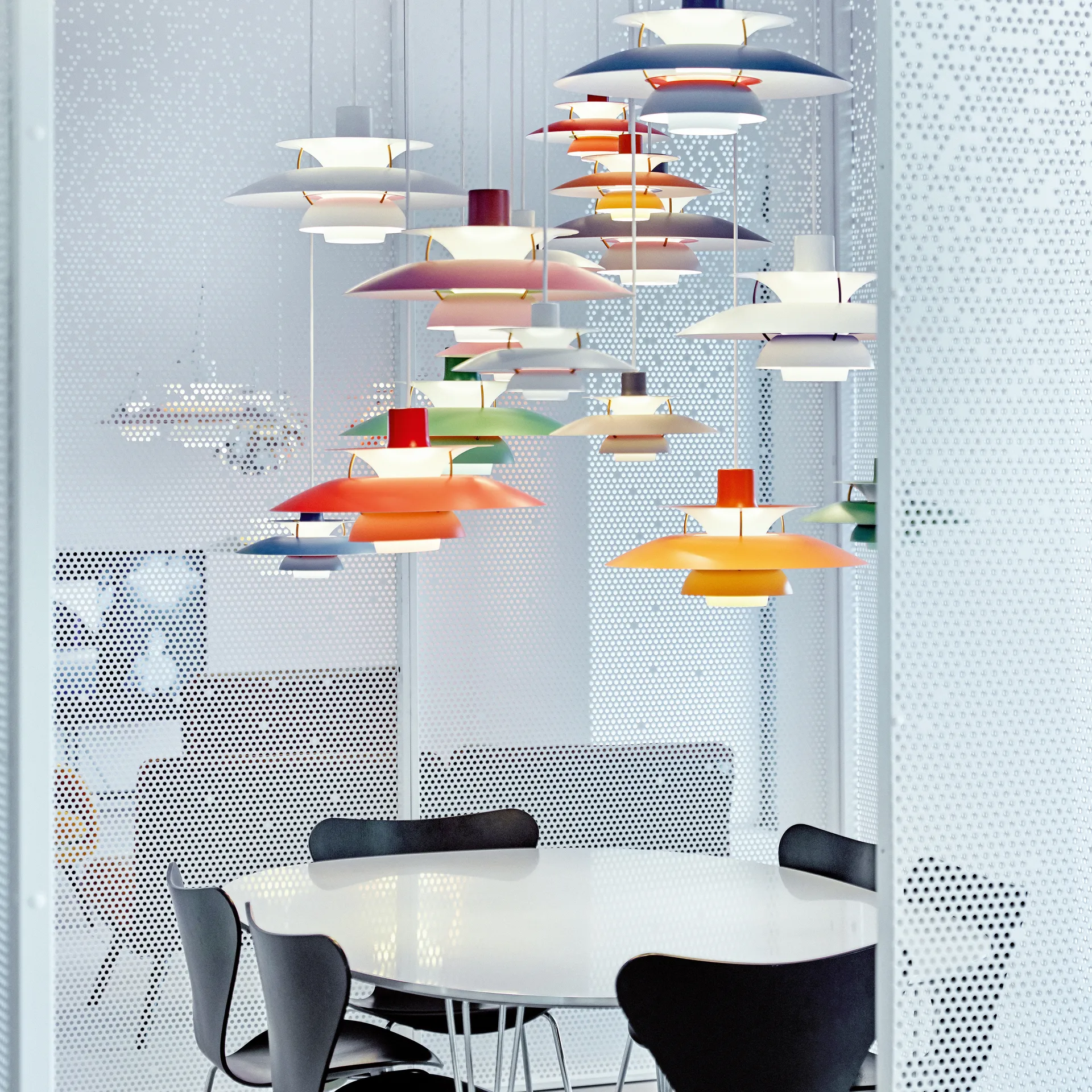 PH 5 pendant light, Ø300, Orange Louis Poulsen
